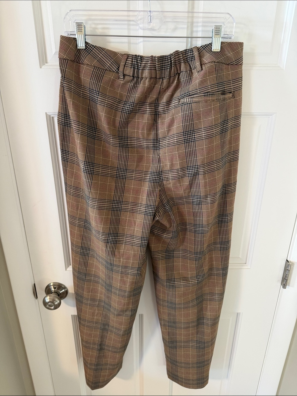 Old Navy Taylor Wide-Leg Trouser Pants -
Brown Plaid Size Large - Picture 5 of 6